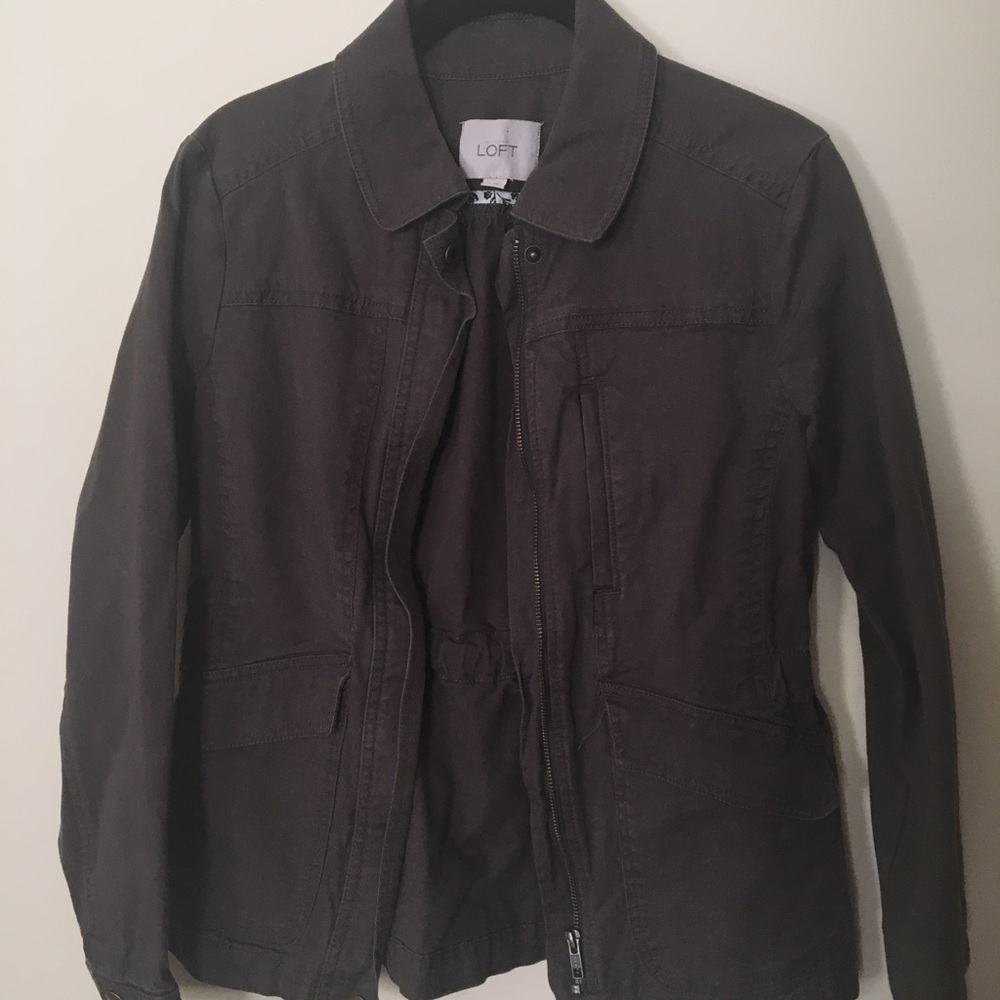 Loft Green Jacket Size Extra Small - image 4